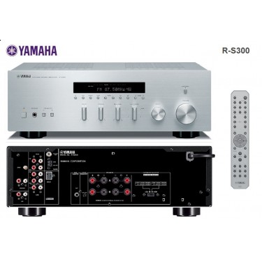 Yamaha R-S300 stereo stiprintuvas resyveris 100W dviejų zonų, radio imtuvas AM/FM iPhone Doc Station jungtis
