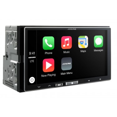 Auto magnetola ALPINE ILX-700 in-Dash 2jų dinų media resyveris su Apple CarPlay